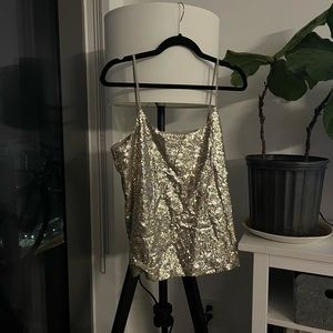 Sequin Tank Top